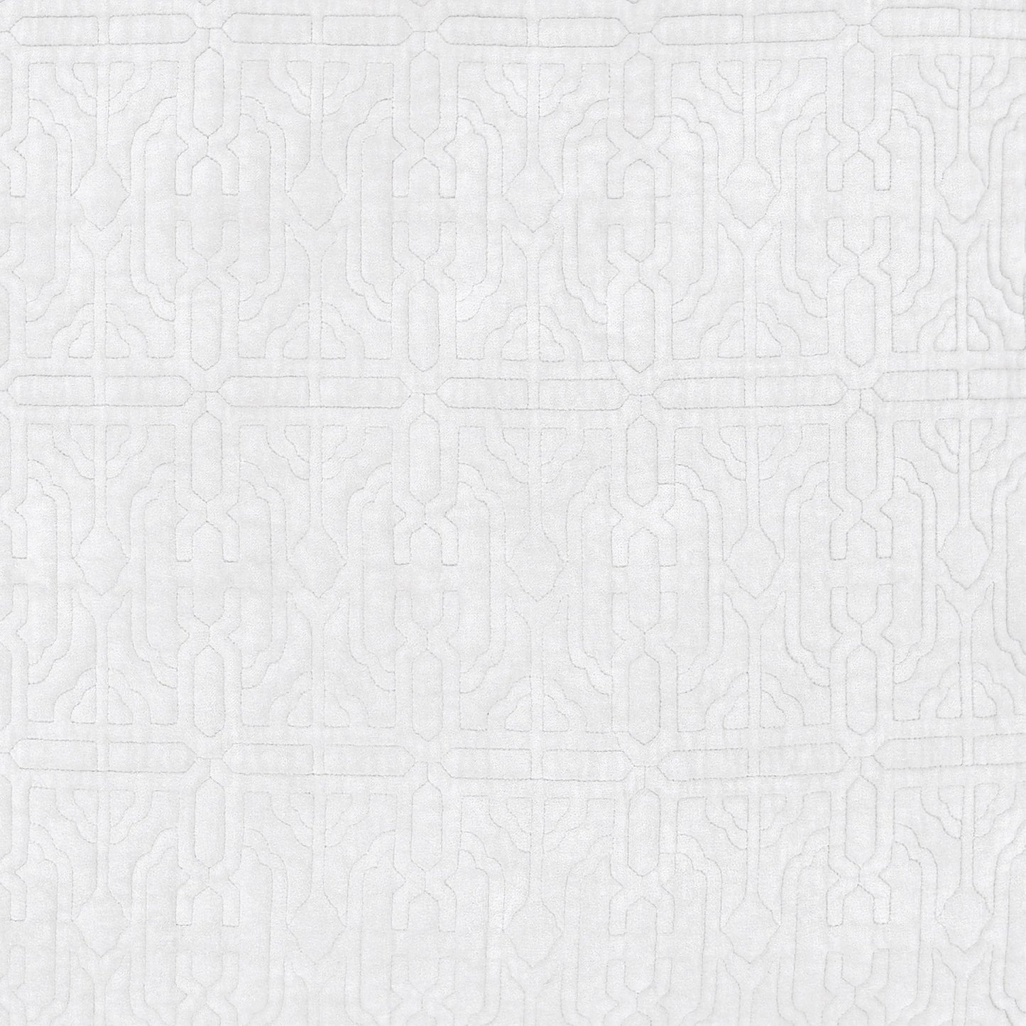 Duke Geometric Cotton Velvet Quilt