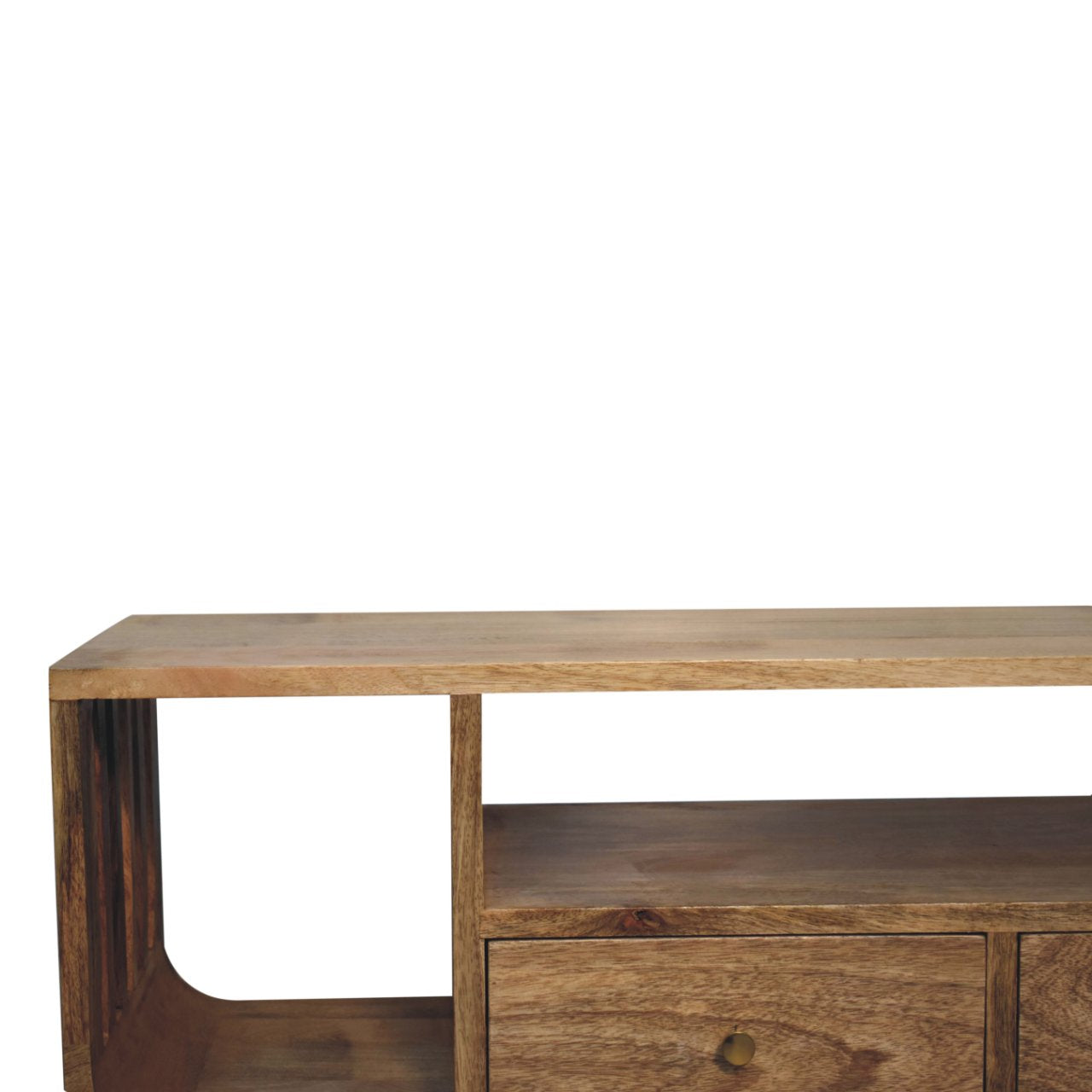 Solid Wood Soba Nordic Multi Media Unit
