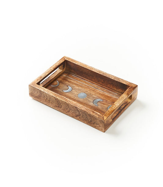 Jyotisha Celestial Rectangular Catch-all Tray  - Brass Inlay - Osadia Concept Store