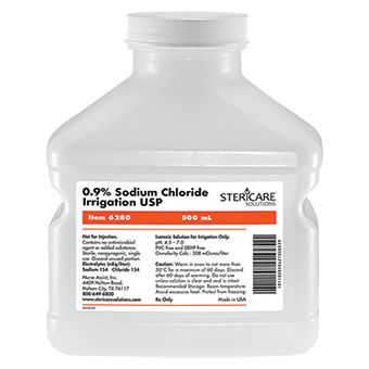 Stericare Solutions 0.9% Sodium Chloride Irrigation Usp 500 Ml 1/pkg