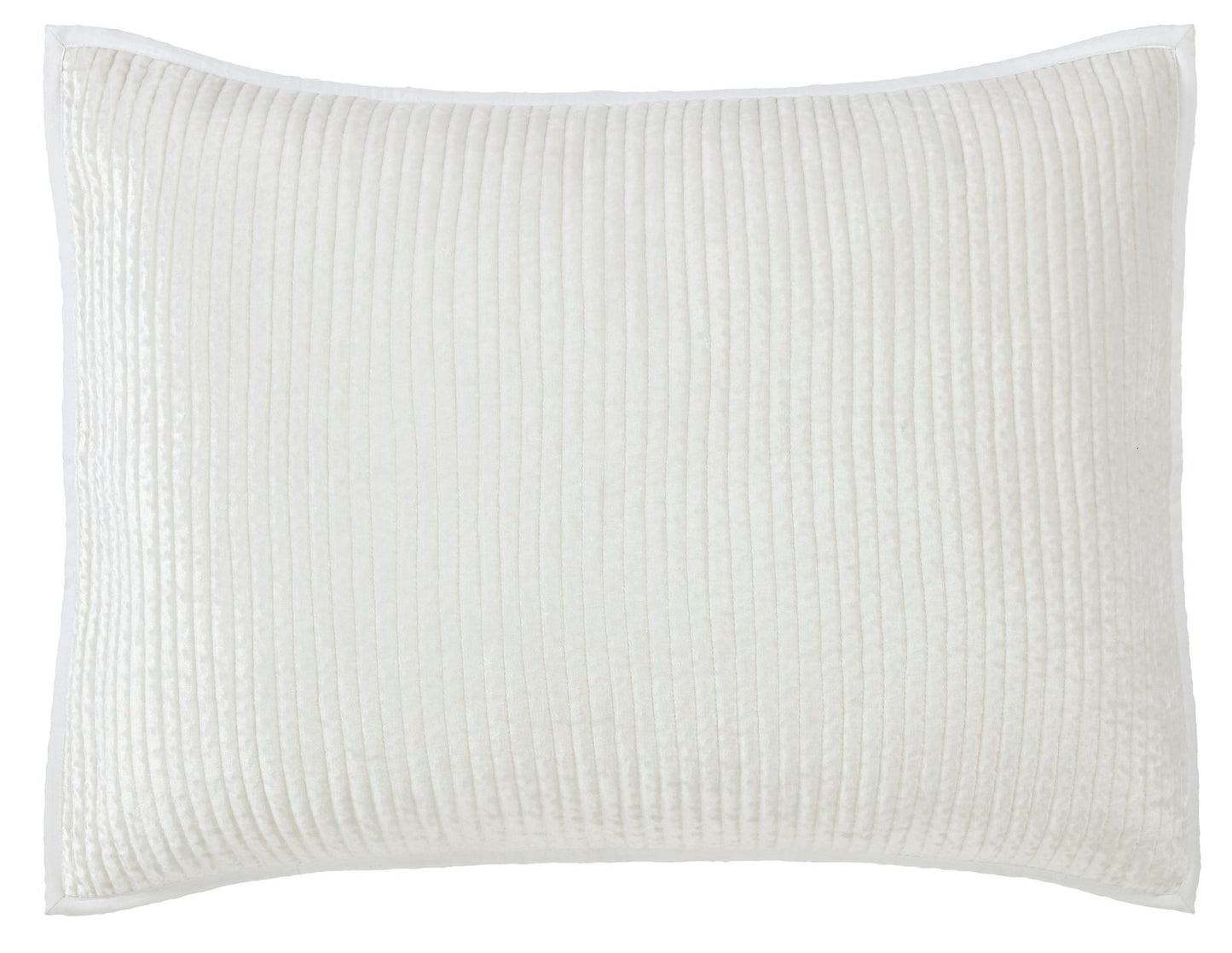 Spencer Channel Stitch Velvet Coverlet Sham - Clearance