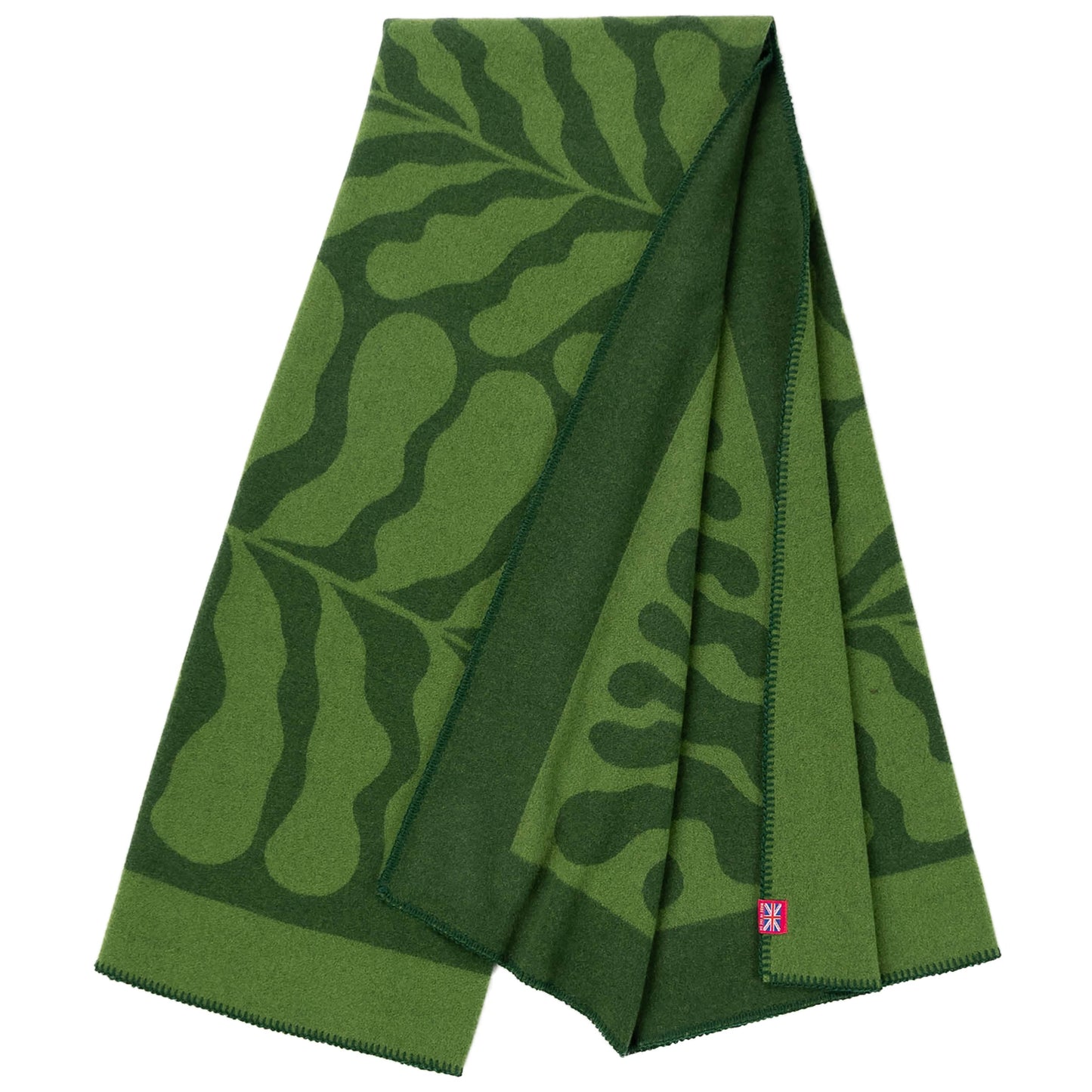 Southampton Home Merino Wool Fleece Throw ~ Leaf ~