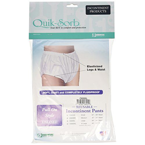 Quik-Sorb Reusable Pull-On Incontinence Pants (Large)