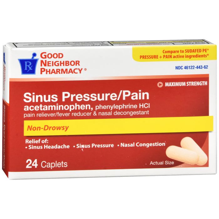 Good Neighbor Pharmacy Sinus Pressure / Pain 24ct