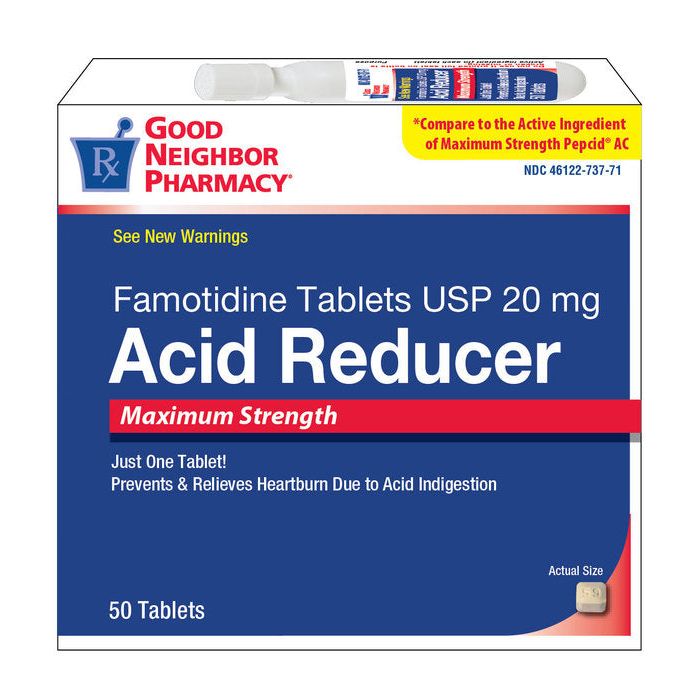 Perrigo Good Neighbor Pharmacy Acid Reducer Famotidine 20mg Tablets 50ct