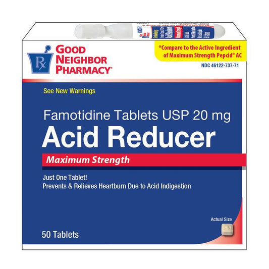 Perrigo Good Neighbor Pharmacy Acid Reducer Famotidine 20mg Tablets 50ct