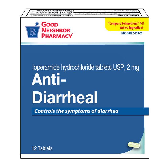 Aurohealth Llc/gnp Good Neighbor Pharmacy Anti-Diarrheal 2mg Tablets 12ct