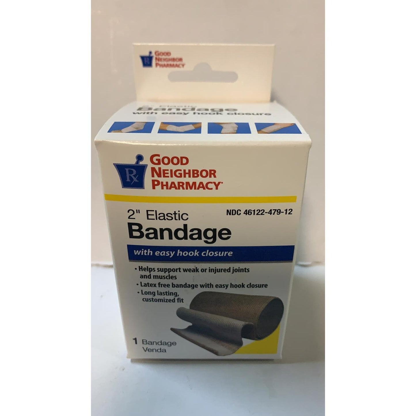 Good Neighbor Pharmacy 2 Elastic Bandage With Easy Hook Closure