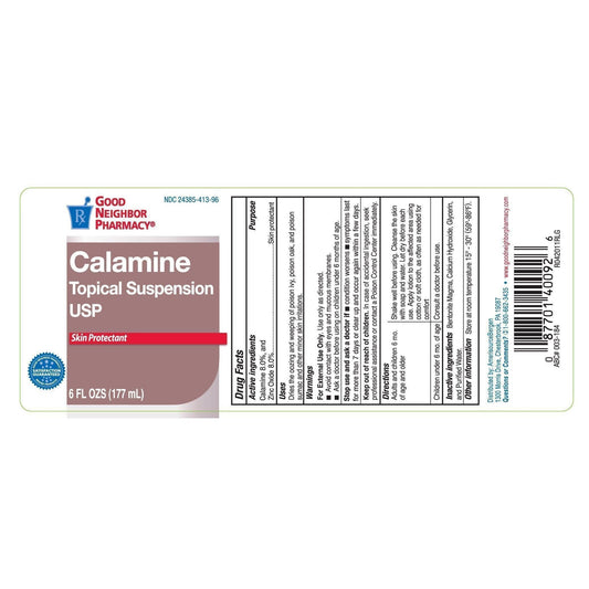 GNP Calamine Plain Liquid 6 Oz