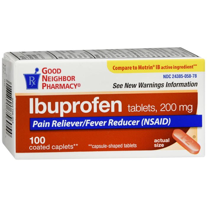 Good Neighbor Pharmacy GNP Ibuprofen 200mg Caplet 100