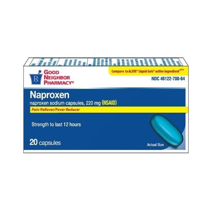 GNP Good Neighbor Pharmacy Naproxen Sodium 220mg Softgels 20ct