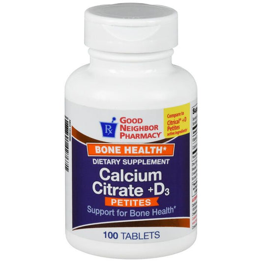 Gnp Calcium Citrate +d Petites Tab 100ct Bone Health
