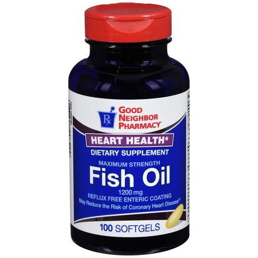 Good Neighbor Pharmacy GNP Fish Oil 1200 Mg Enteric Coated 100 Softgel Caps