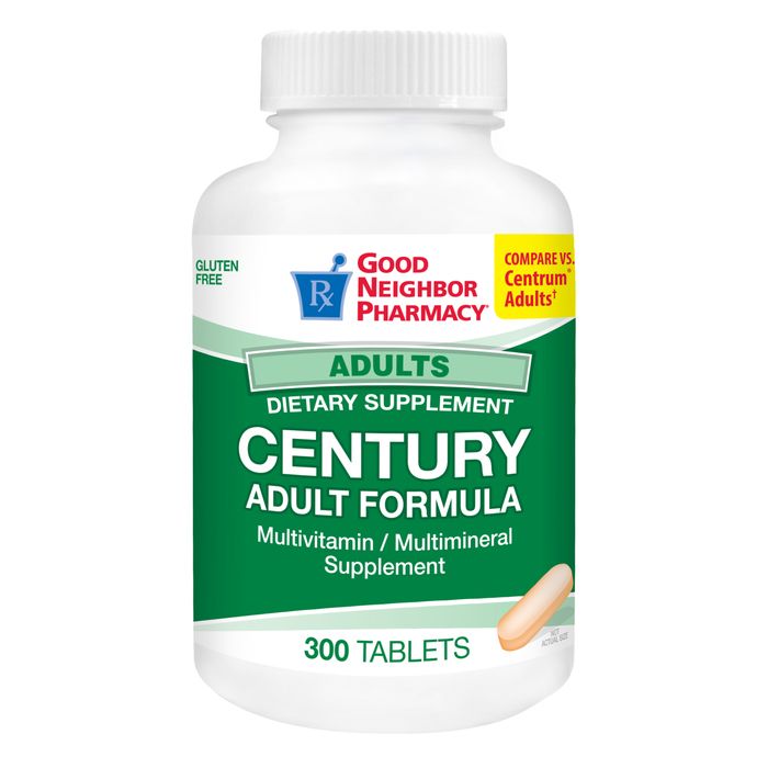Good Neighbor Pharmacy Century Adult Multivitamin, 300 Tablets