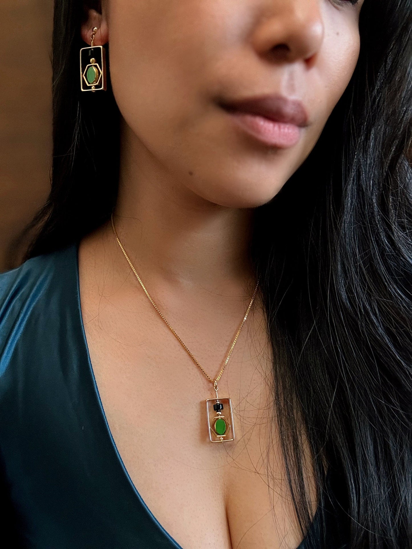 Art x Onyx Earrings