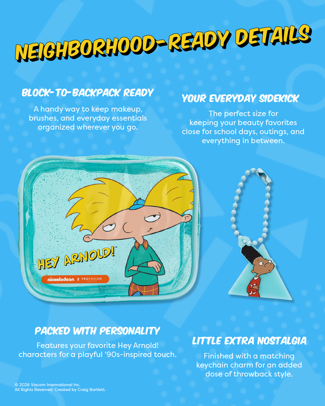 Hey Arnold!| Cosmetic Bag