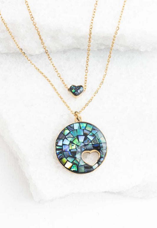 Journey Together Necklace Set in Captivating Abalone