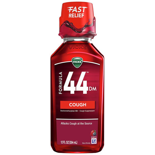 Vicks Formula 44 Cough, Non Drowsy, Berry Flavor
