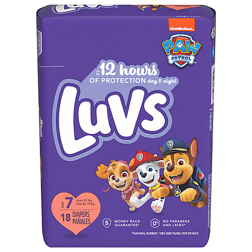 Luvs Diapers, Size 7 (Over 41 Lbs)