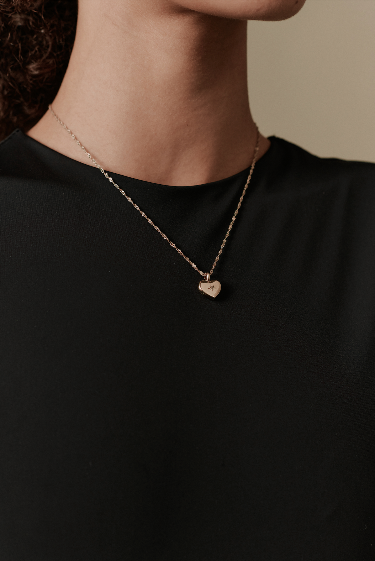 Lily Heart Locket