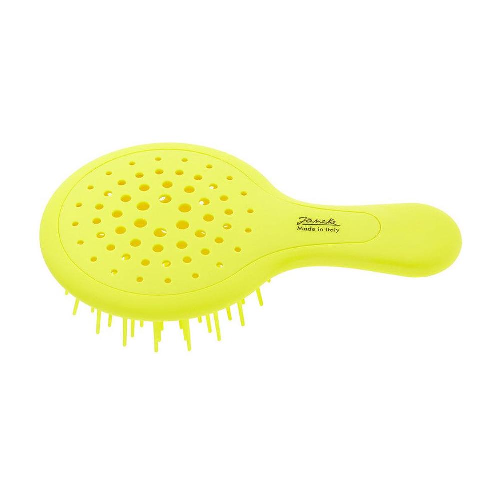 Janeke Mini SuperBrush Yellow Hair Brush