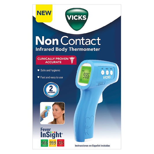 Vicks Body Thermometer, Infrared, Non Contact
