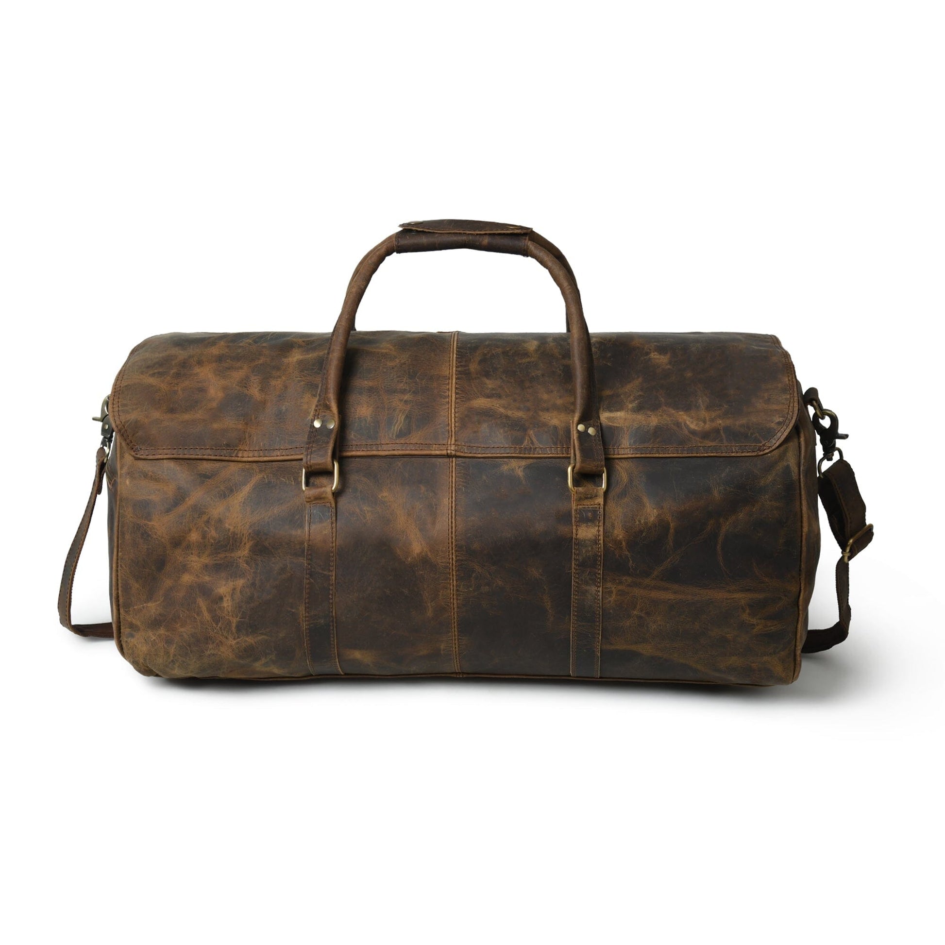 The Bolton Flap Duffel- Dark Brown - Osadia Concept Store