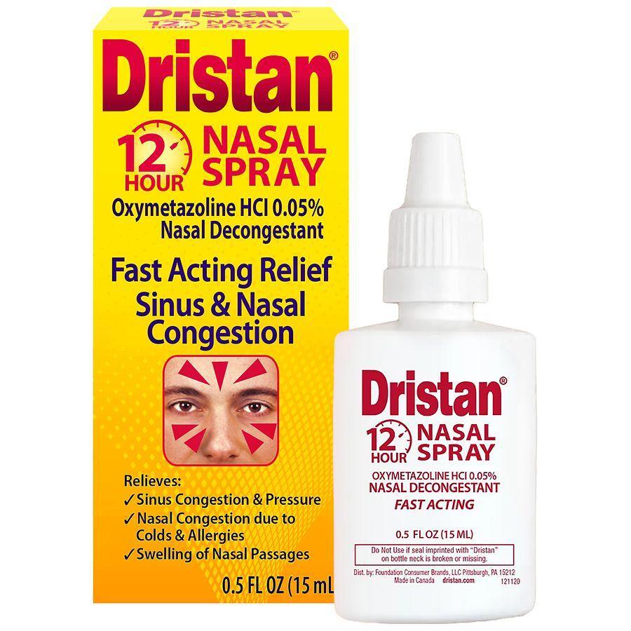 Dristan 12-Hour Decongestant Nasal Spray - 0.5 Fl Oz