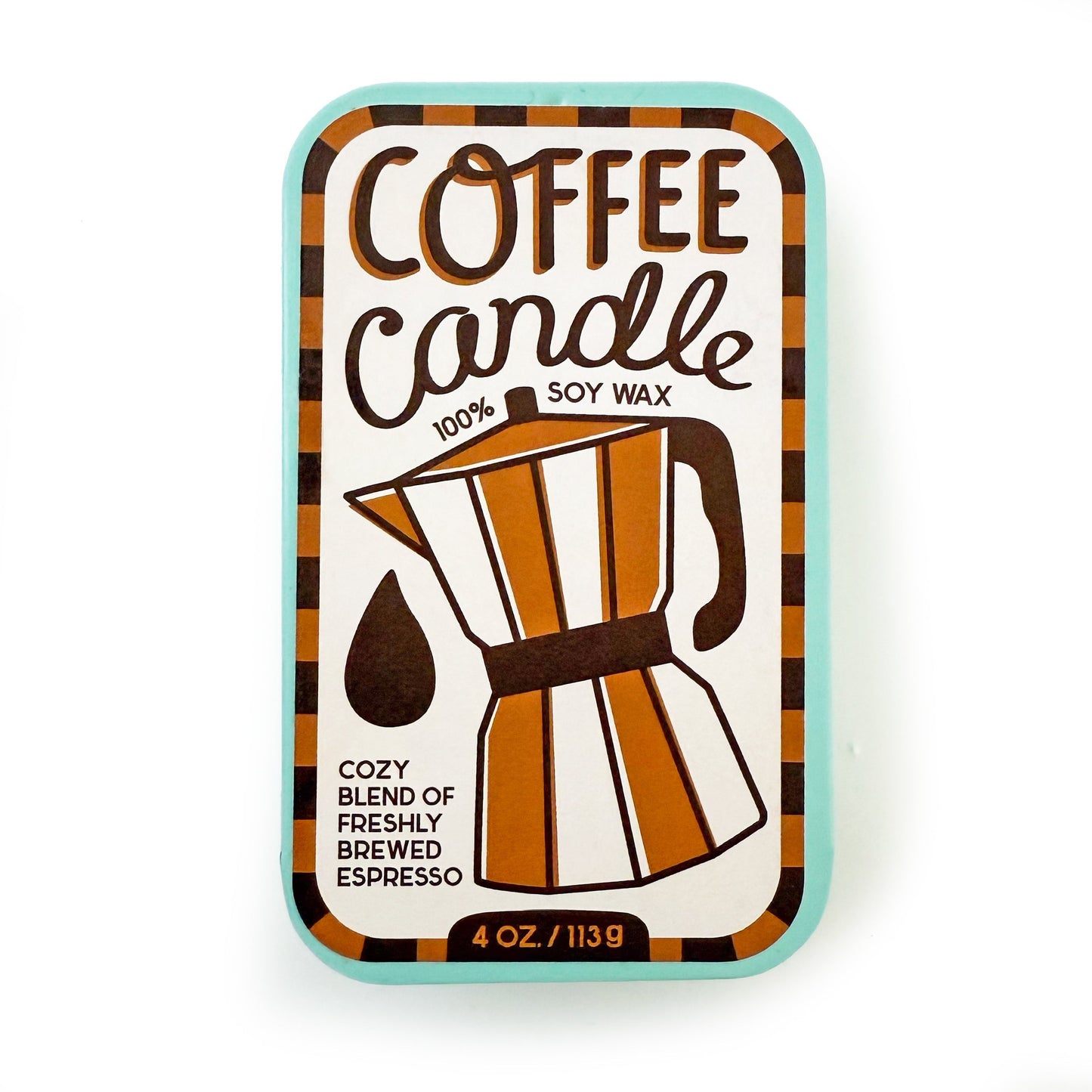Coffee Candle & Tote Gift Set
