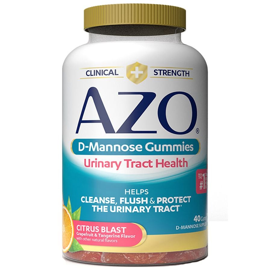AZO D-Mannose Urinary Tract Health Gummies Citrus Blast