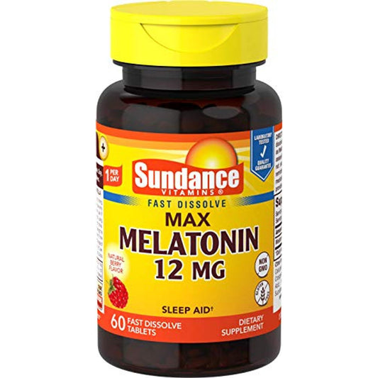Sundance 12 Mg Melatonin Tablets