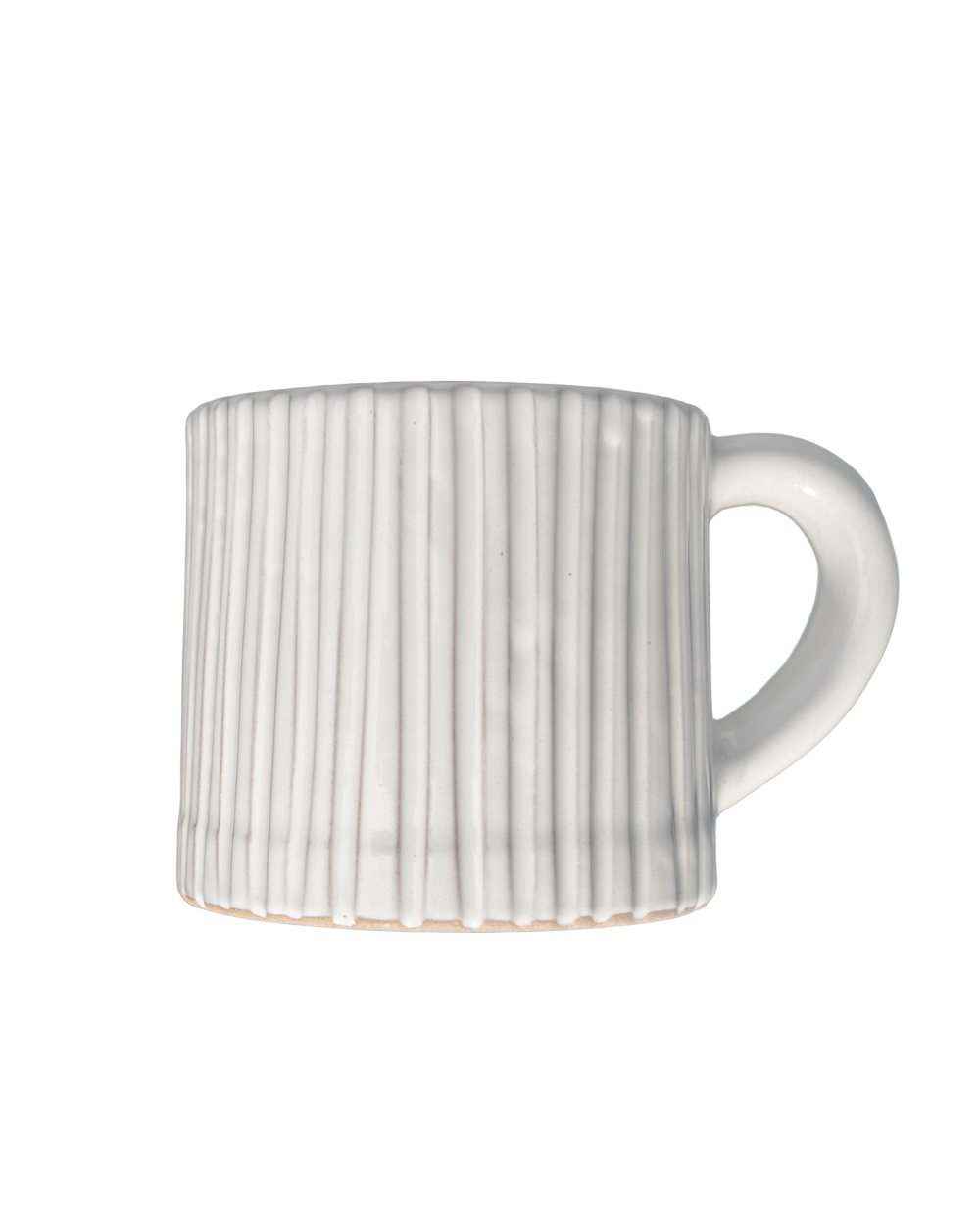 Milk White Lines Mug