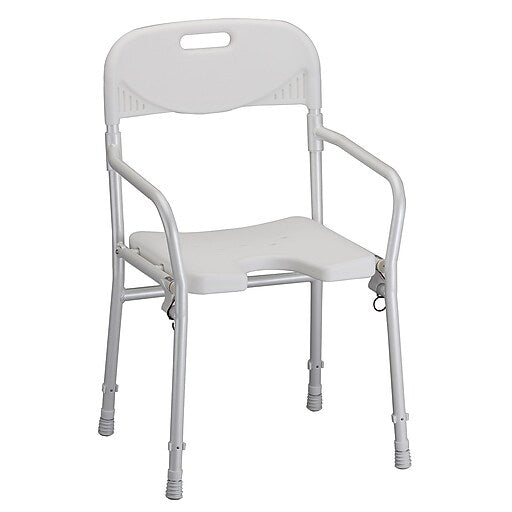 NOVA Medical Products Foldable Shower Chair With Arms And Back
