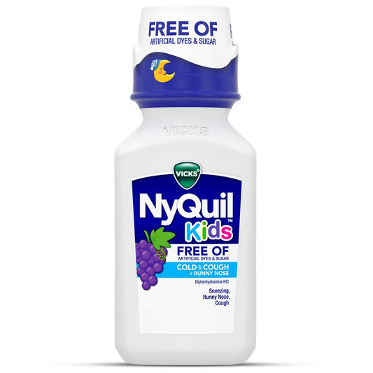 Vicks Nyquil Kids Grape Artificial Free