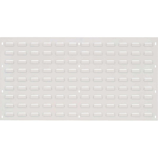 Quantum Storage Systems 36 In. White Louvered Panel Rack Oyster