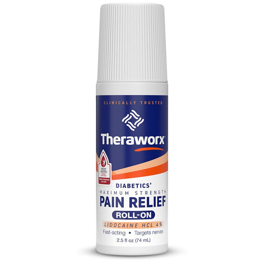 Theraworx Diabetics Maximum Strength Pain Relief With Lidocaine
