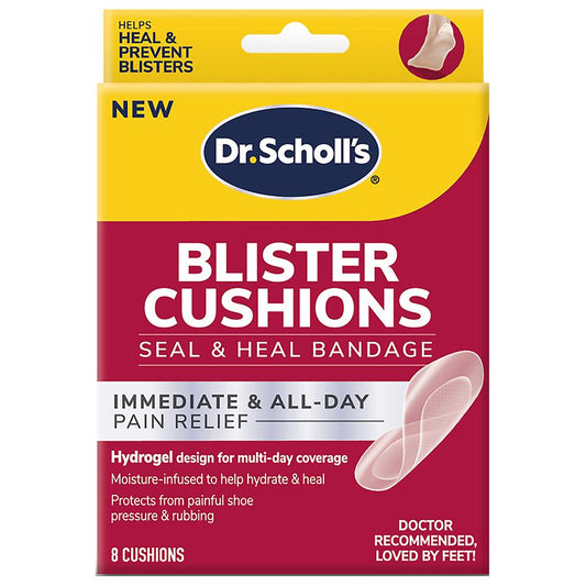 Dr. Scholl's Hydrogel Blister Cushions Seal & Heal Bandage Mixed Sizes