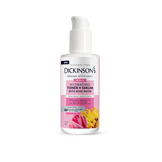 Dickinson's Witch Hazel Hydrating Toner + Serum With Rose Water