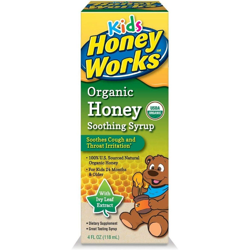 Honey Works Kids Organic, Soothing Syrup