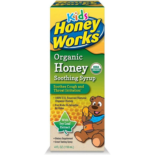 Honey Works Kids Organic, Soothing Syrup