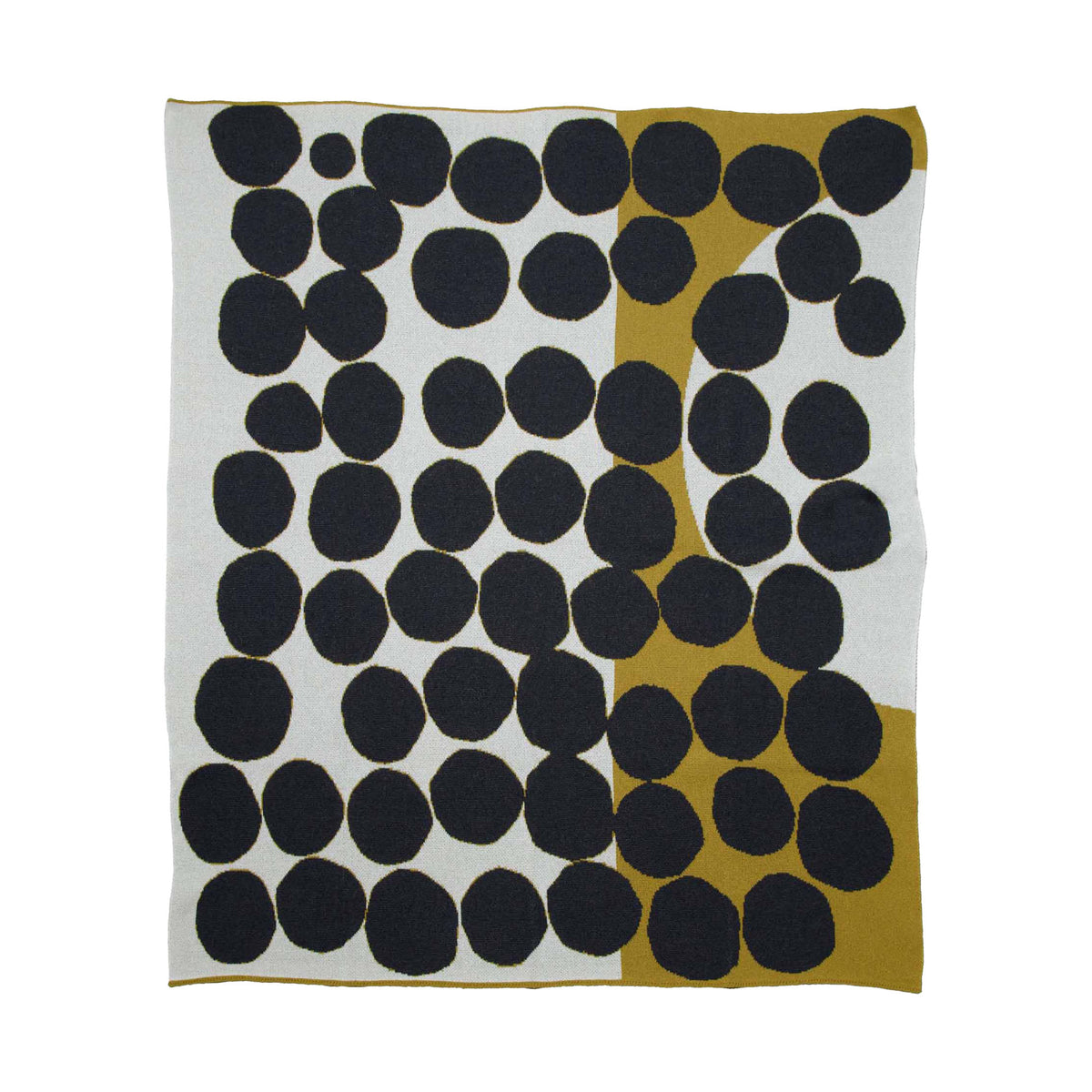 Huey by Susy Pilgrim Waters - Cotton Sustainable Knit Patterned Throw Blanket