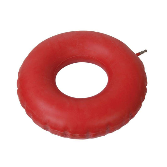 Drive Medical Inflatable Rubber Cushion, Red