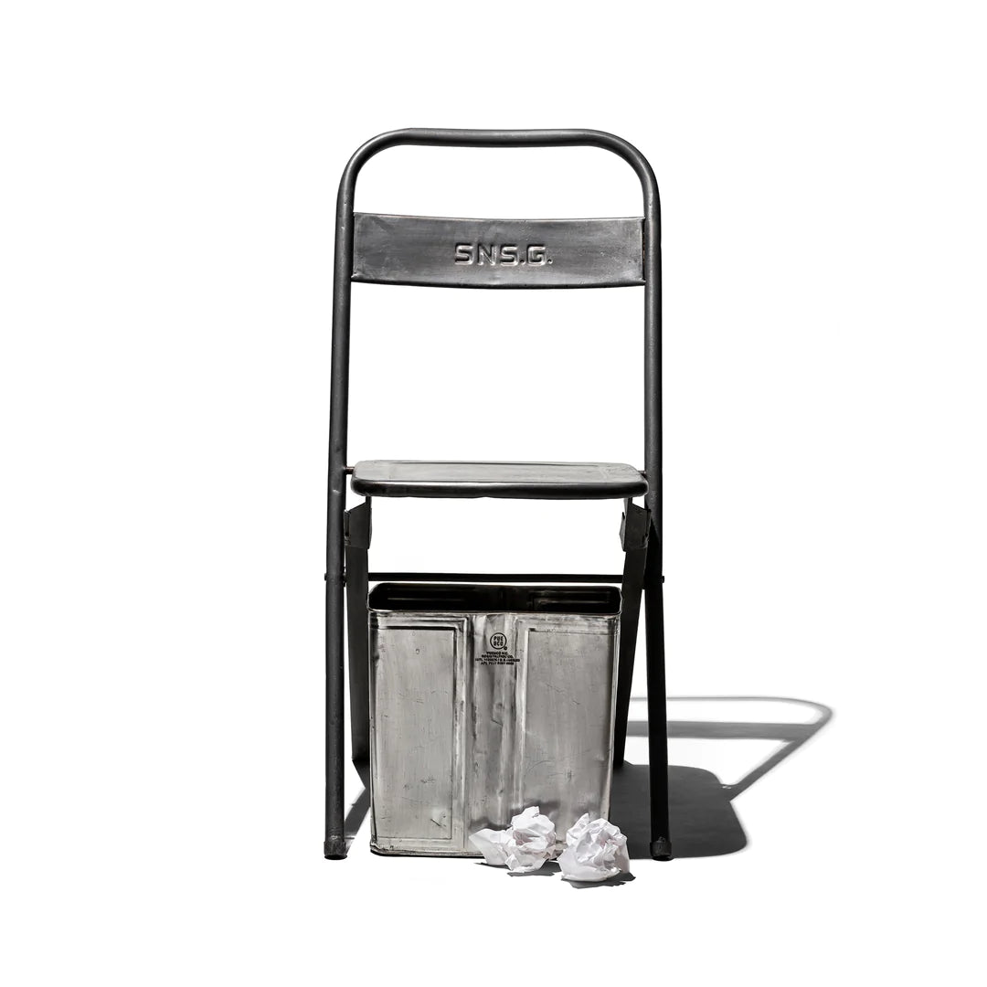 RECYCLED STEEL TRASHCAN
