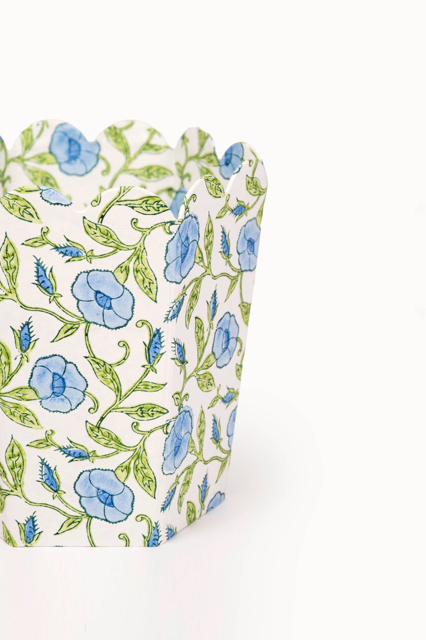 Block Print Storage/Waste Basket - Inaya (Collapsible)