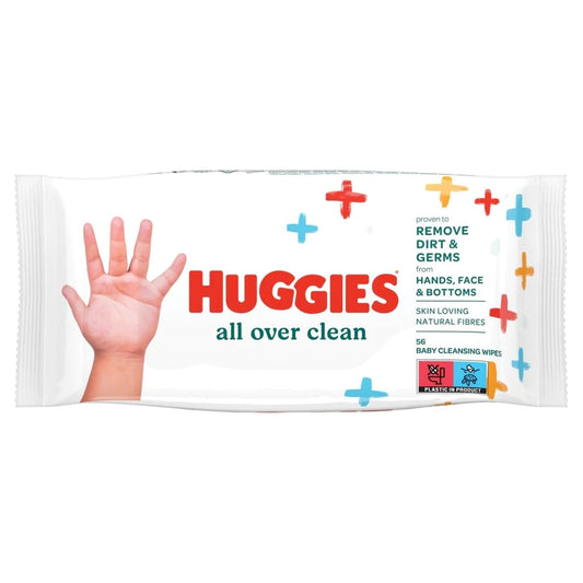 Huggies All Over Clean Baby Wipes 56
