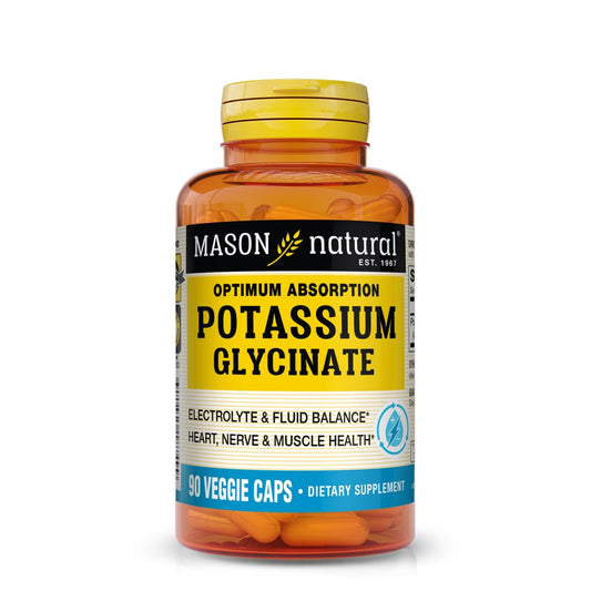 Mason Natural Naturals Potassium Glycinate Veggie Multivitamin Capsules - 90ct