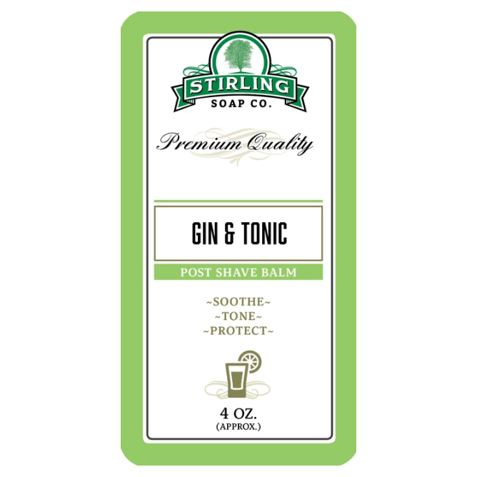 Stirling Soap Co. Gin & Tonic Shaving Collection