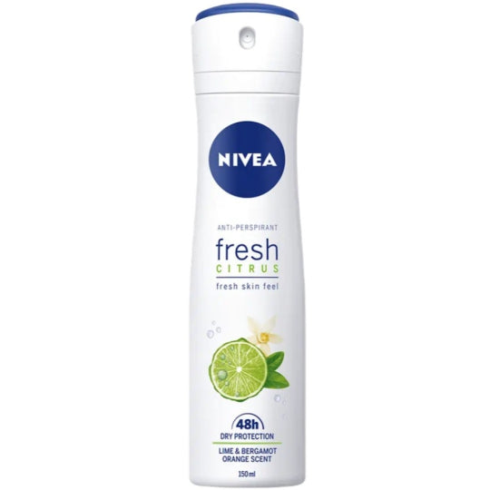 Nivea Fresh Citrus Antiperspirant Deodorant Spray For Women 150 Ml
