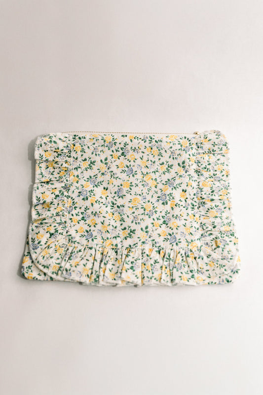 Vintage-Inspired Floral Pouch- Honeysuckle Blooms - Osadia Concept Store