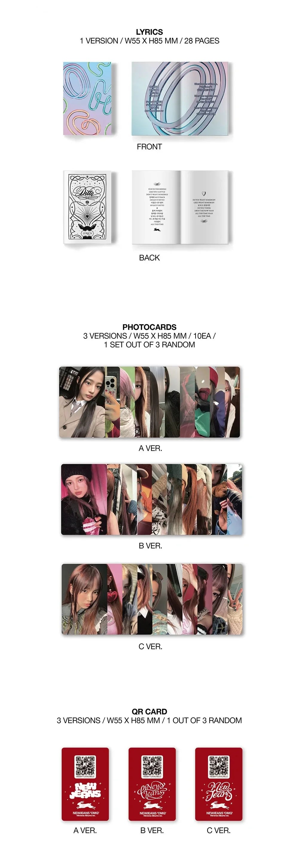 NewJeans Omg Album (Weverse Albums Ver)